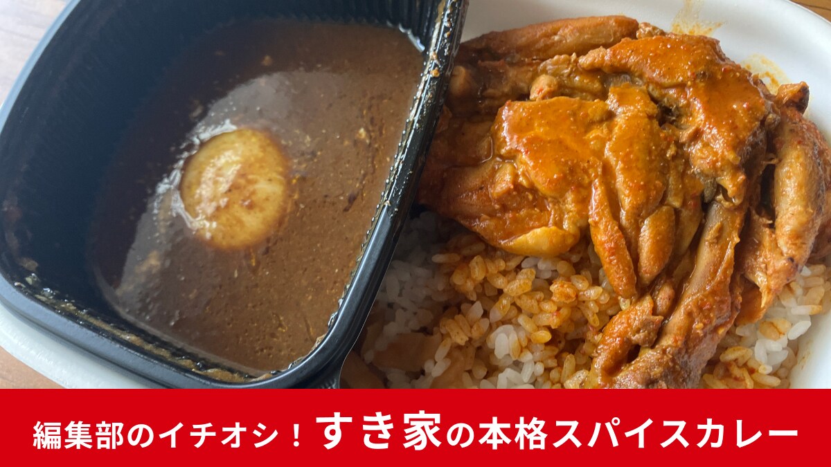 すき家の新商品「タンドリーチキンカレー790円」は本格スパイシーがたまらん！夏の期間限定と言わず定番化希望の旨さ！