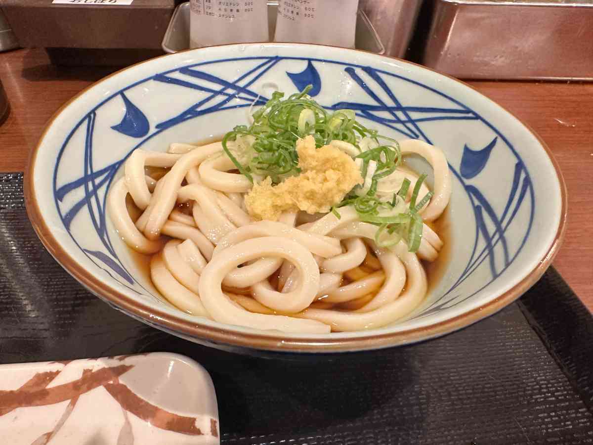 「ぶっかけうどん（並）」