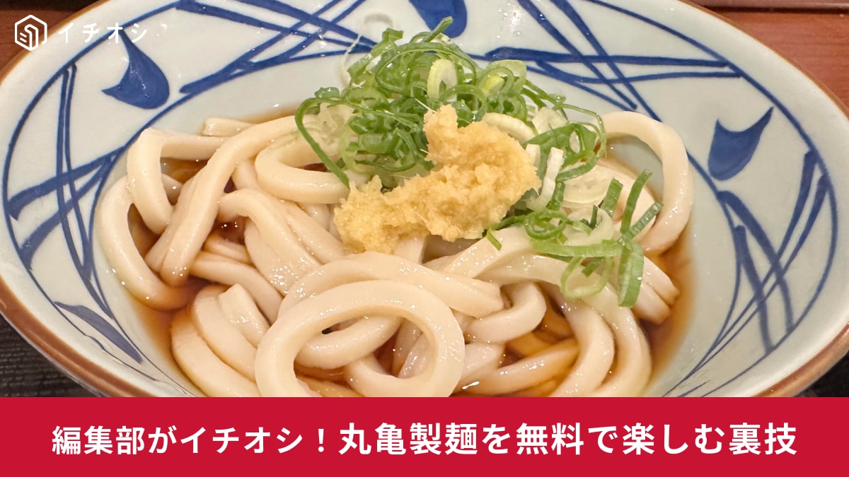 丸亀製麺【お会計が無料になる裏技】「うどん札」知ってる？天ぷら100円引き！一杯無料も！お得な使い方を紹介 | イチオシ | ichioshi