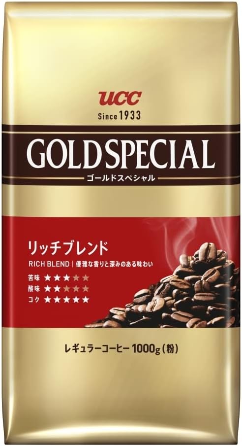 ‎UCC「ゴールドスペシャル リッチブレンド コーヒー豆 (粉)」