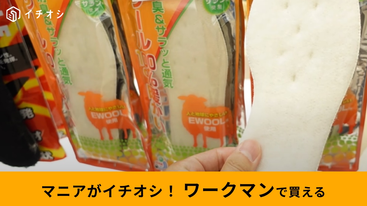 【ワークマン】秋冬の新作「インソール」4選！ウールやボアの素材も!?お気に入りの靴を1000円以下でアップデートしよう！