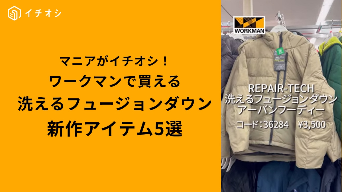 ワークマン】「洗えるフュージョンダウン」新作5選！ベストやパンツは今年も人気！お店に急いで！ | イチオシ | ichioshi