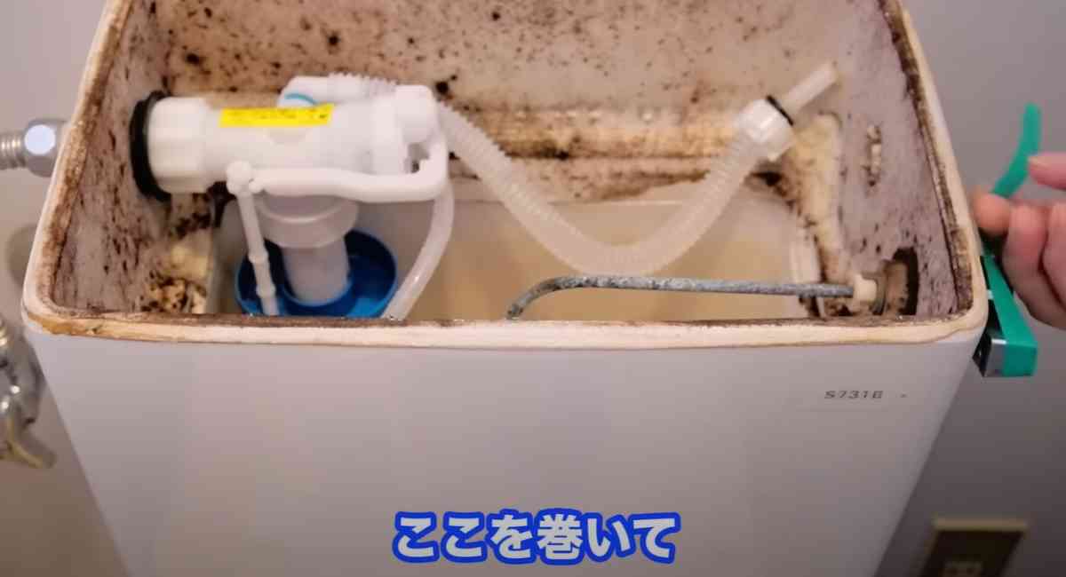 トイレタンクのカビ掃除方法