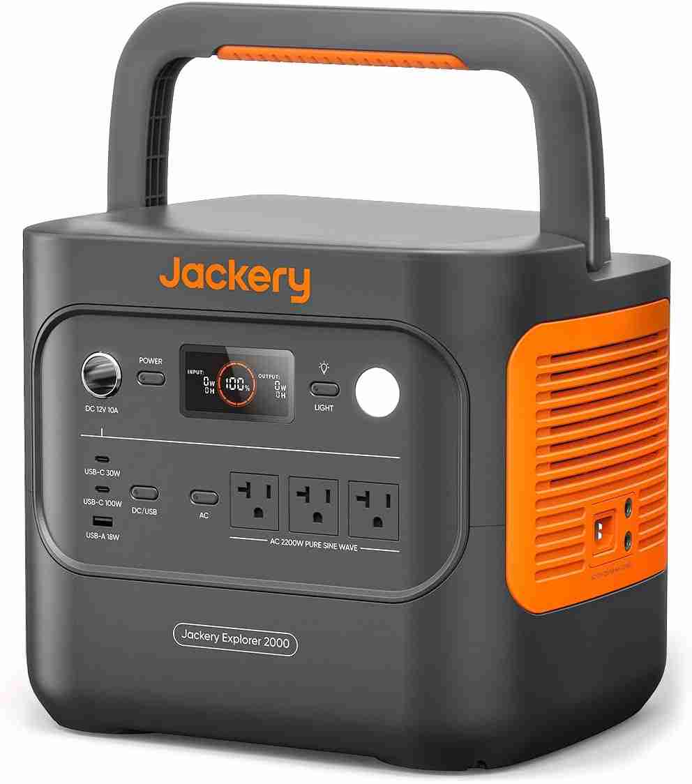 「Jackery ポータブル電源 2000 New」は軽さ＋パワフルさが魅力