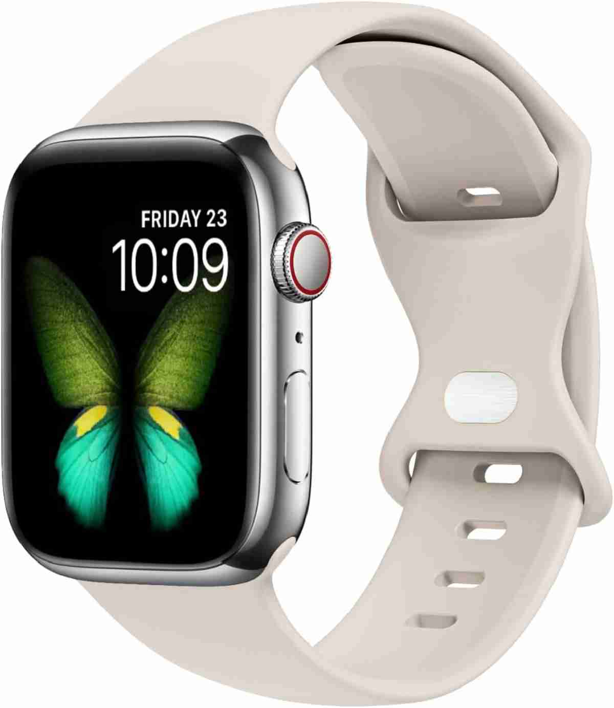 Tighesen 「コンパチブル Apple Watch バンド」はソフトなシリコン素材（38/40/41/42/44/45/46/49mm対応）