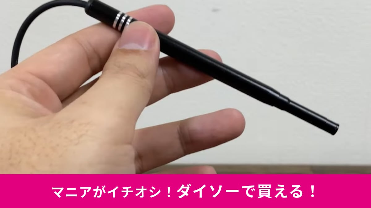 ダイソー話題の新商品がヤバすぎる！とうとう「耳かきカメラ」が登場！1100円でいいの？