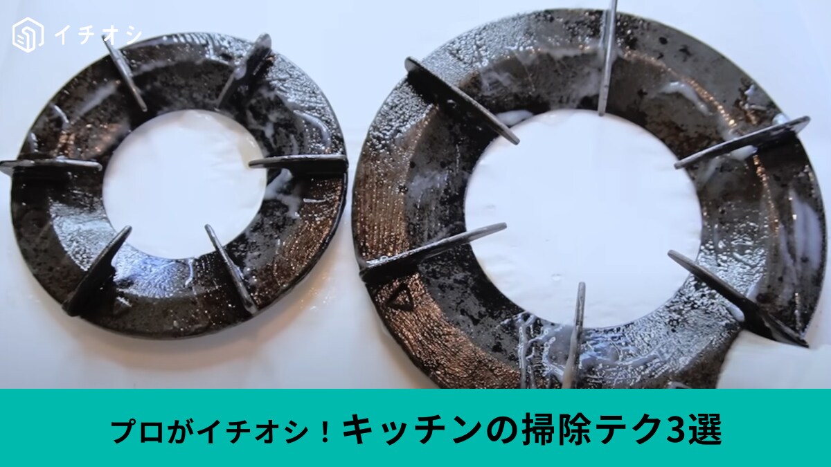 キッチンで使えるプロのお掃除テク3選！換気扇・五徳のコゲを落とすには？気になる虫対策もご紹介