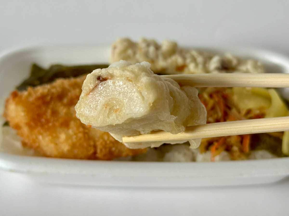 もちっとした食感とほどよい塩味でごはんがすすむ!