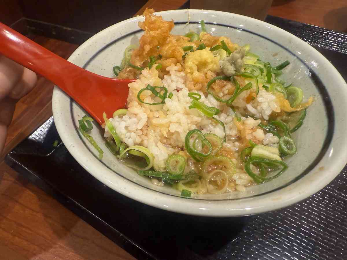 丸亀製麺の裏技天丼