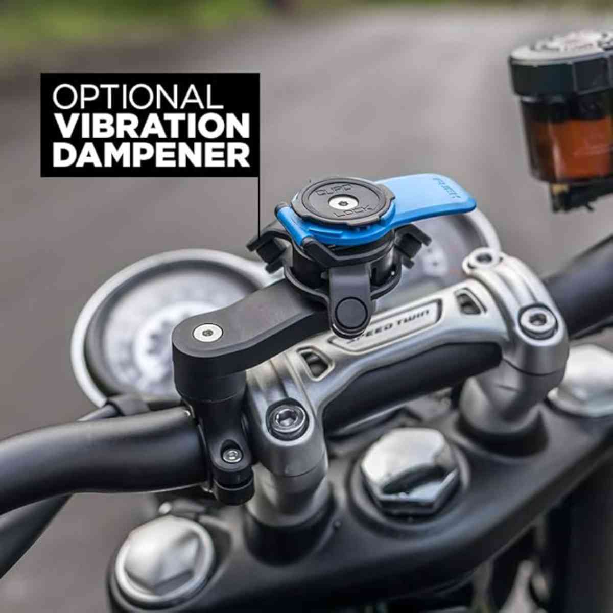 クアッドロック(QUAD LOCK)最強格のバイクスマホホルダー「ハンドルバーマウント V2」&「衝撃吸収ダンパー」