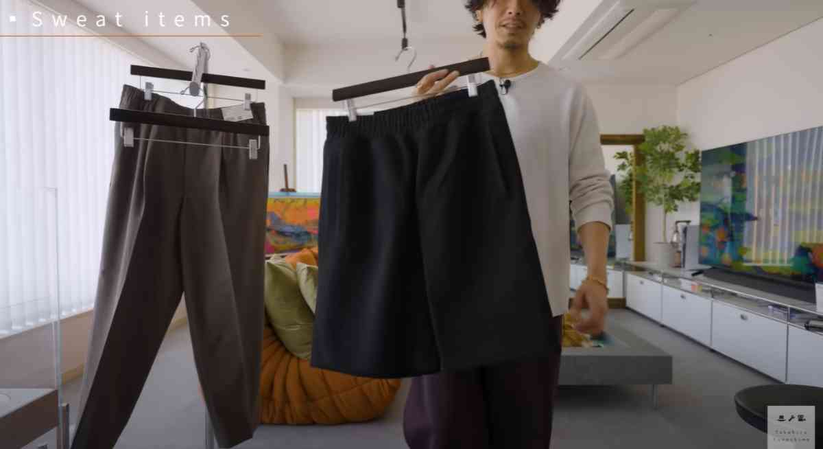 ユニクロの「スウェットワイドショーツ」