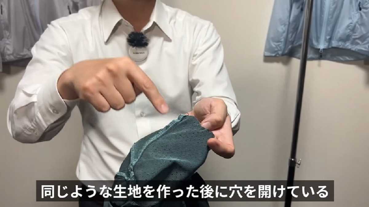 ワークマン「エックスシェルター暑熱フーディー」は通気性を高める工夫あり!