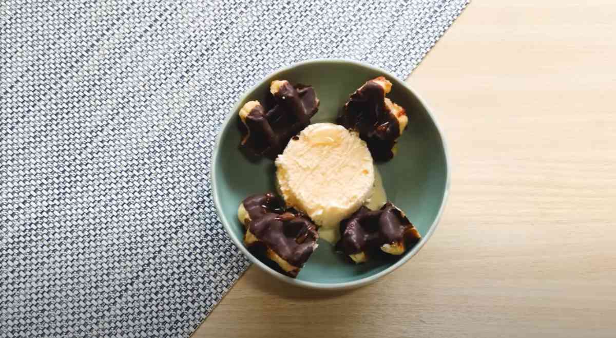業務スーパーの「ベルギーワッフル チョコレート」