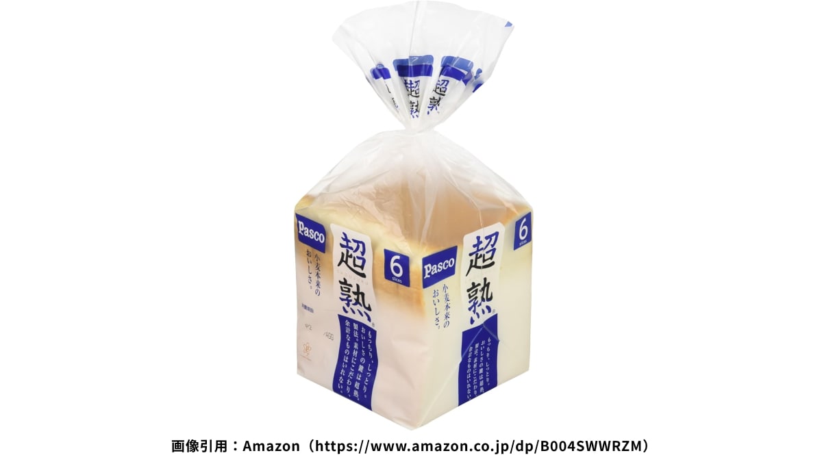 【4月のパン売上ランキング】人気の「超熟」を抑えた1位は？王道食パンがトップにランクイン！