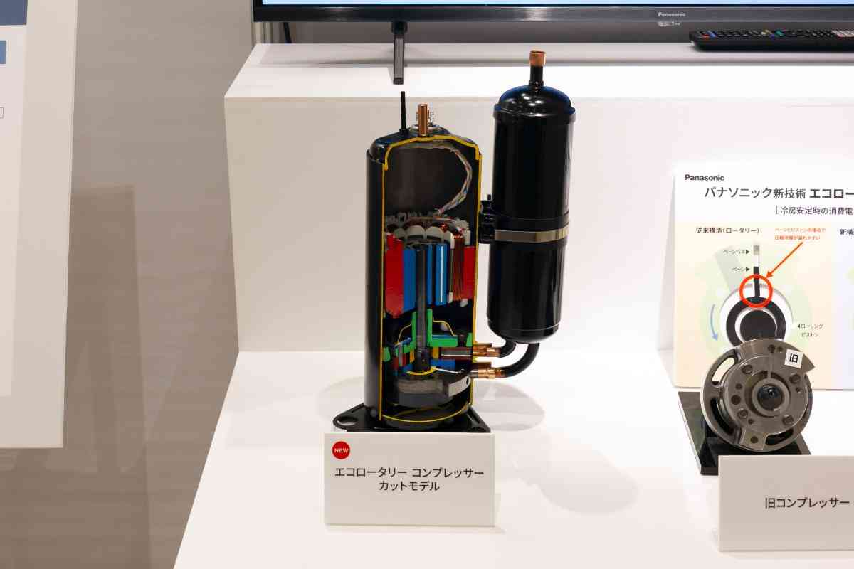 パナソニック「エオリア」に搭載。新開発の「エコロータリーコンプレッサー」