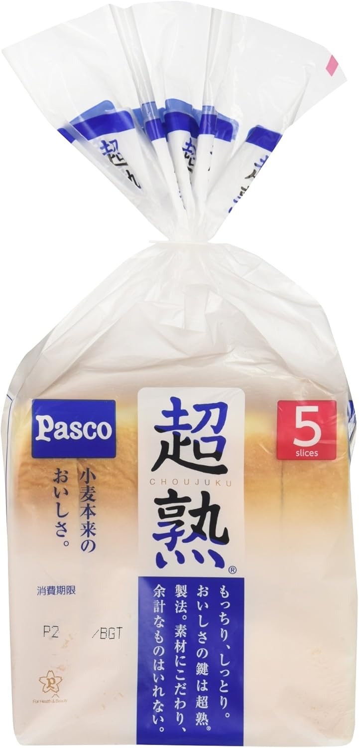 使い勝手の良い枚数も人気！Pasco「超熟 食パン 5枚スライス」