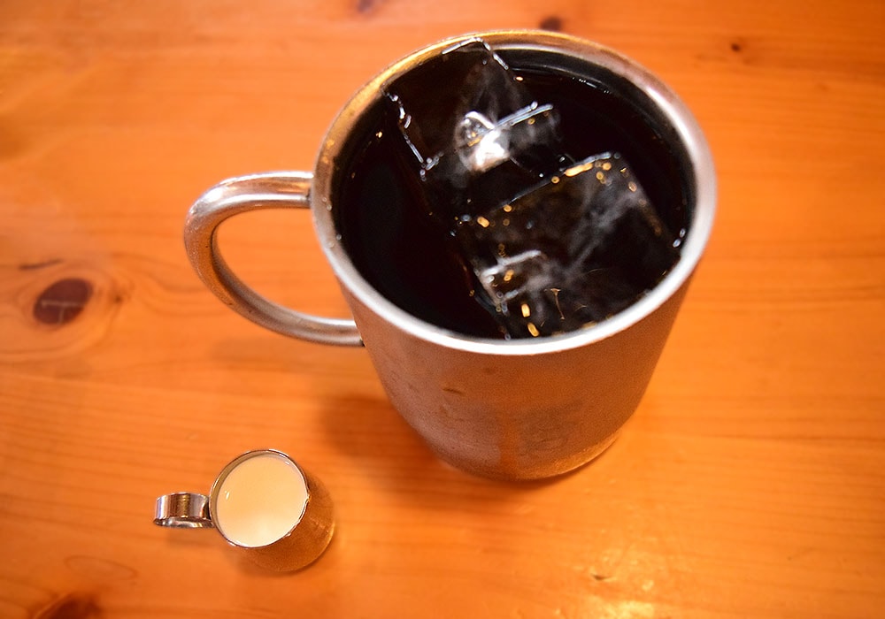 ドリンクとして「アイスコーヒー」を注文