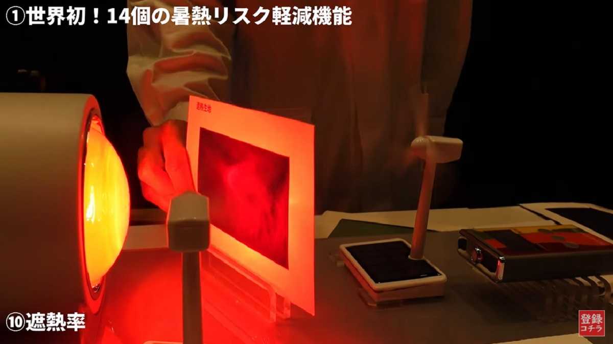 日傘レベルの遮蔽率を実現!