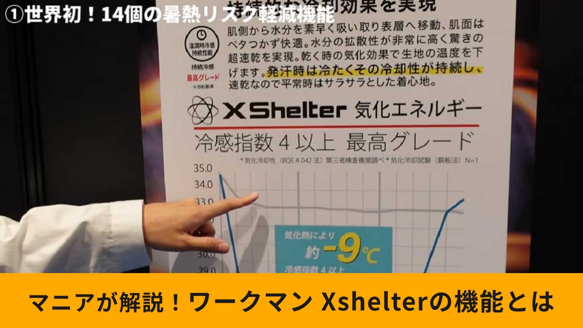 ワークマン「XShelterシリーズ」のスゴさを徹底解説！「世界初」14個の技術で猛暑を乗り切る！