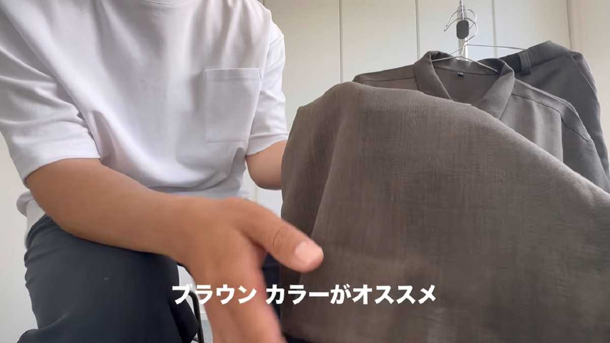 ワークマン「ブリーズフロー(TM)超通気半袖オーバーシャツ」はブラウンがおすすめ