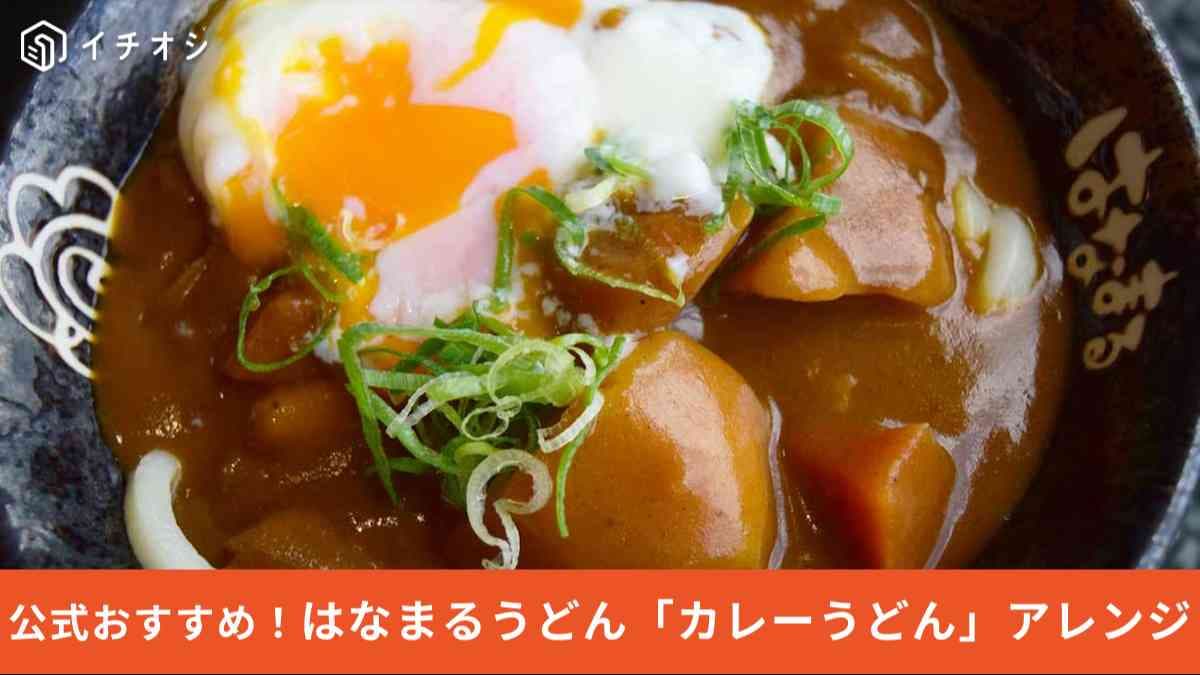 ちょい足しで感動！【はなまる】「カレーうどん」が進化するお店推奨の組み合わせ実食レポ