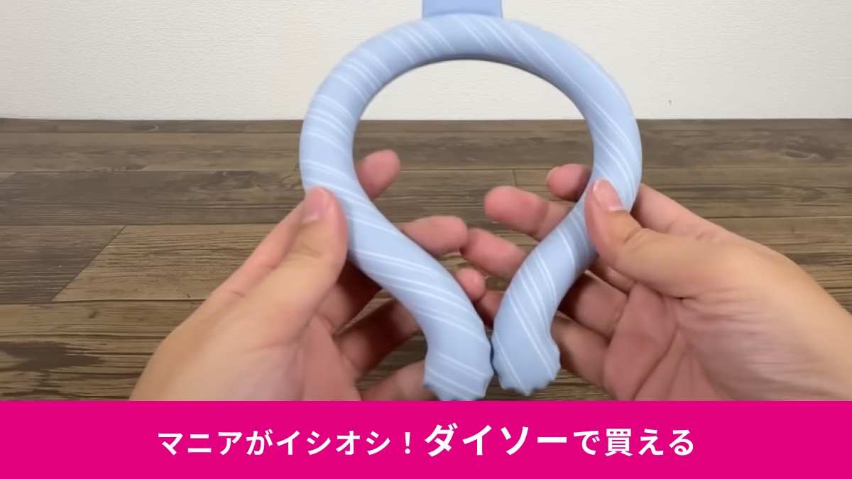 「夏の必須アイテム」ダイソーなら550円！「クールネックバンド」で熱中症対策も◎