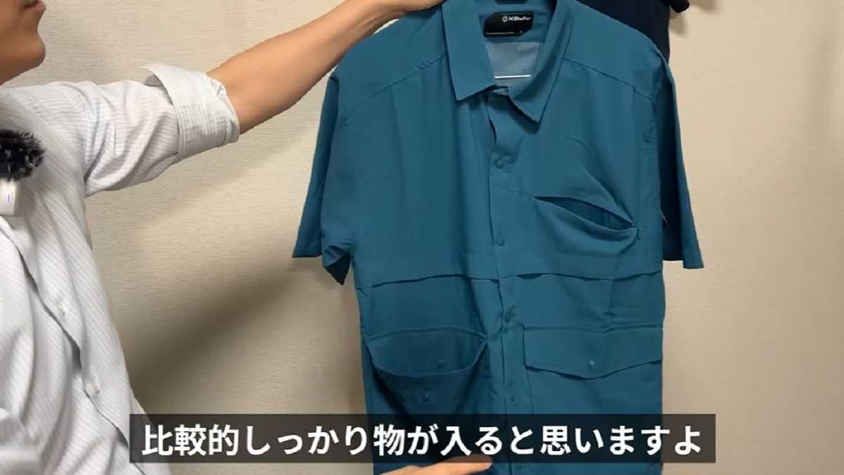 ワークマン「エックスシェルター暑熱半袖シャツ」は収納力抜群