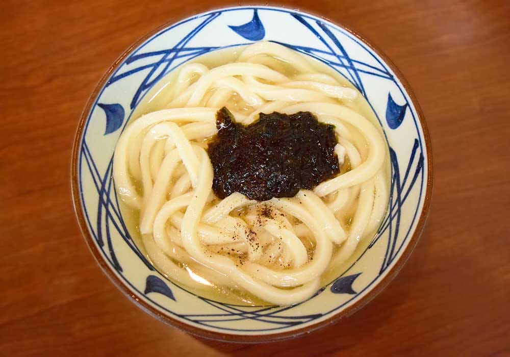 丸亀製麺の冷たーい海苔旨塩うどんを実食