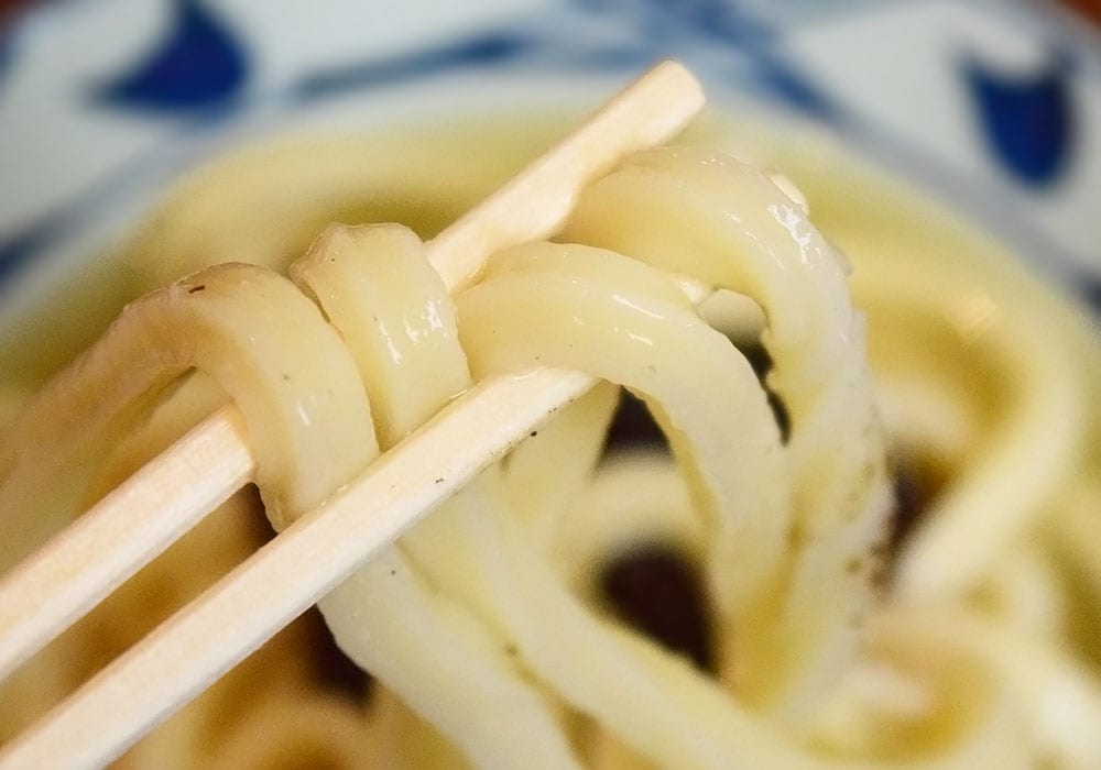 コシがあって、つるんとしたうどん。