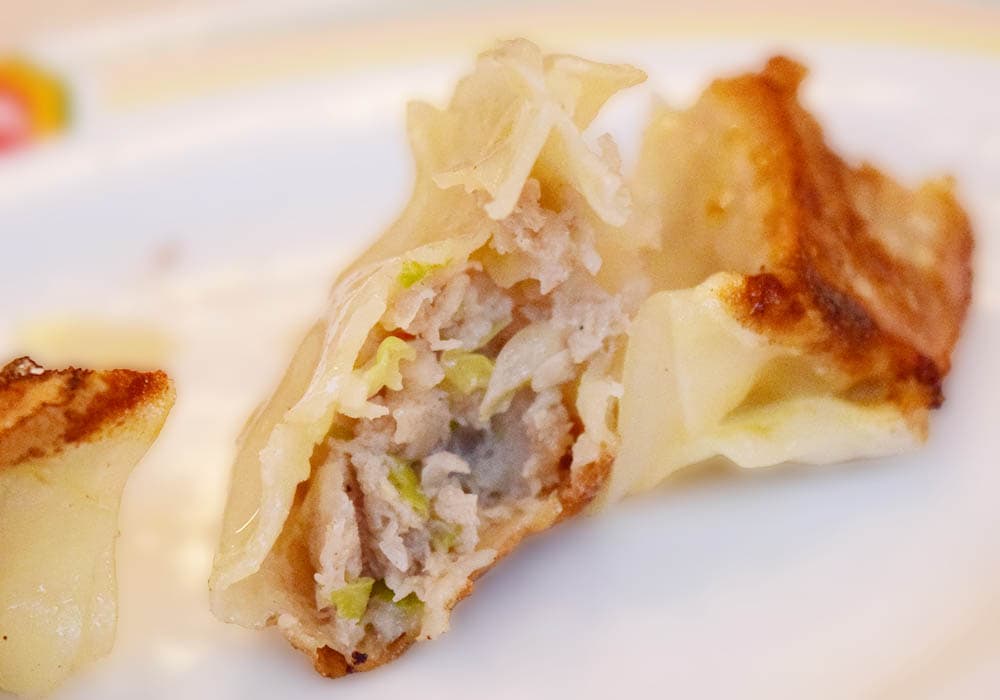 ほどよくにんにくがきいている餃子