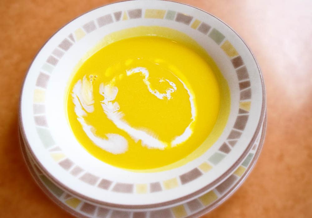 サイゼリヤ「冷たいパンプキンスープ」