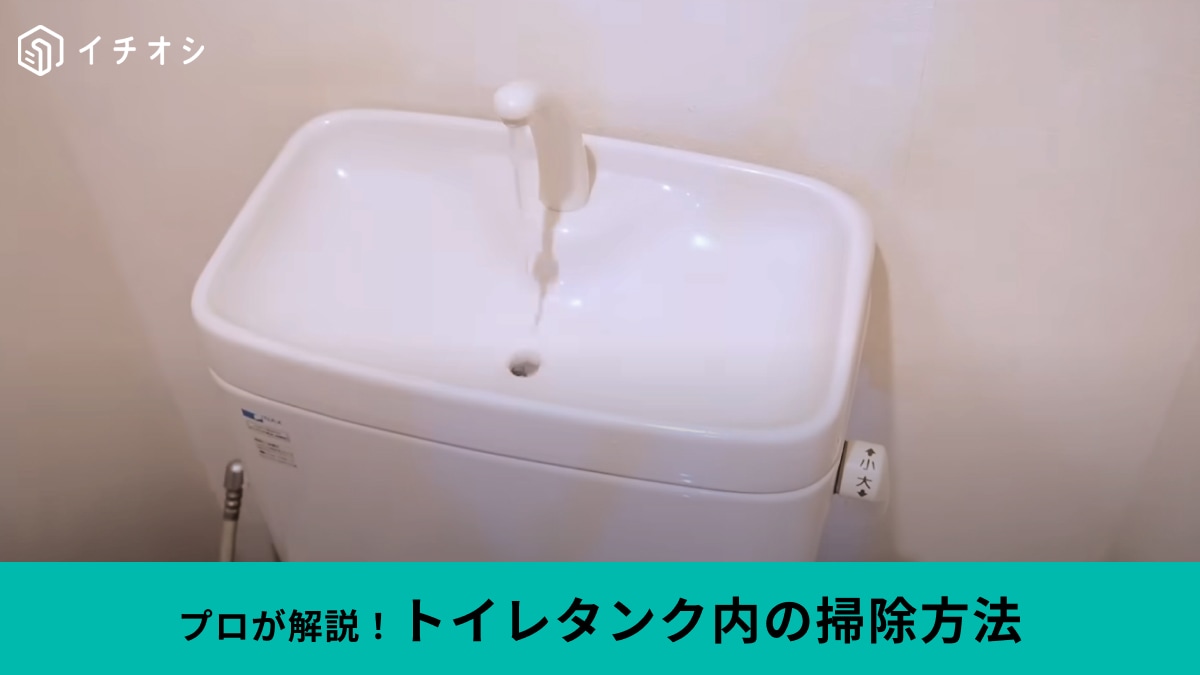 「20円でできる」トイレタンク掃除!?ドメストと100均グッズだけ！「超簡単」「目から鱗」