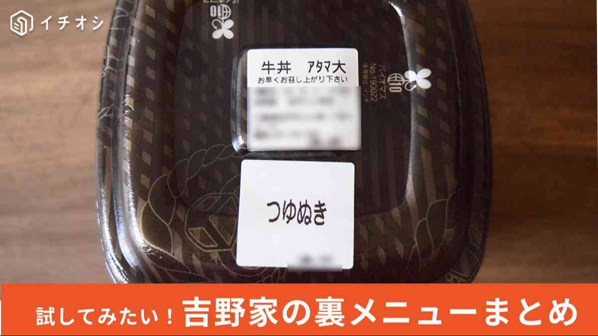 【吉野家裏メニュー】定番「つゆだくだく」から裏ワザ「チーズ下」まで全部試してみた！