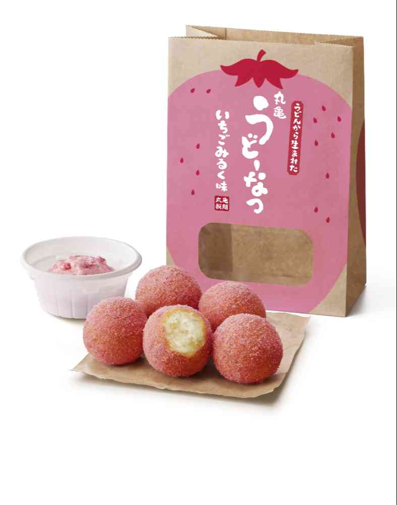 丸亀うどーなつ いちごみるく味