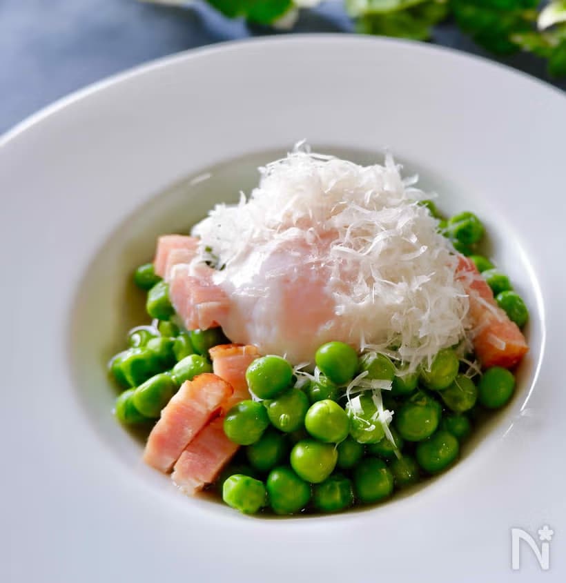 冷凍豆で簡単に作れる!「青豆の温サラダ」再現レシピ