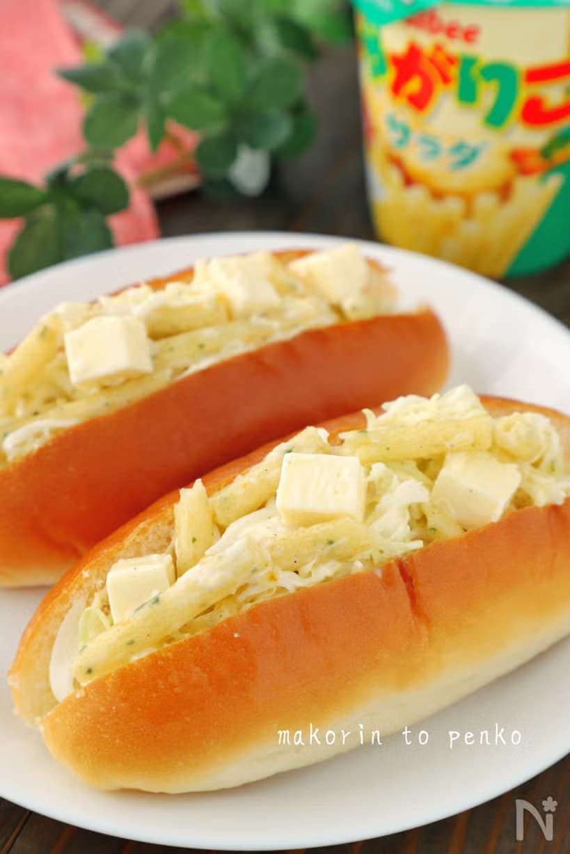 調理時間はたったの5分!「じゃがりこドッグ」