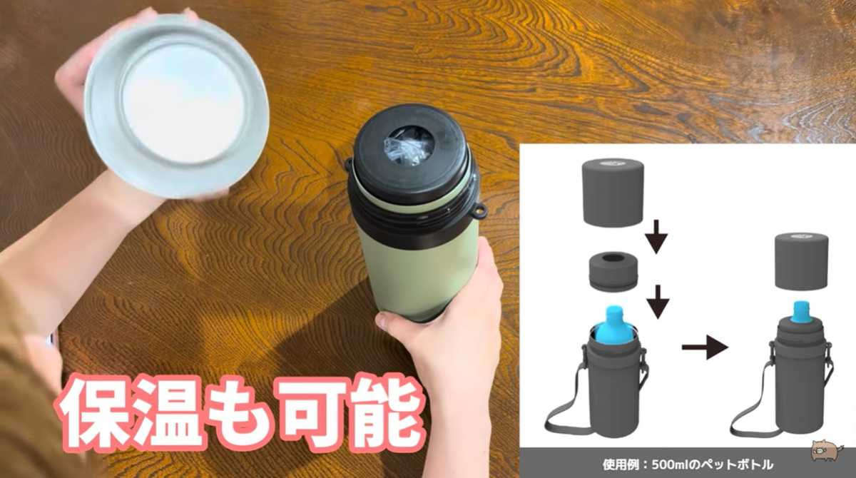 ワークマン「真空ハイブリッドチューブケース」はショルダーストラップ付き!