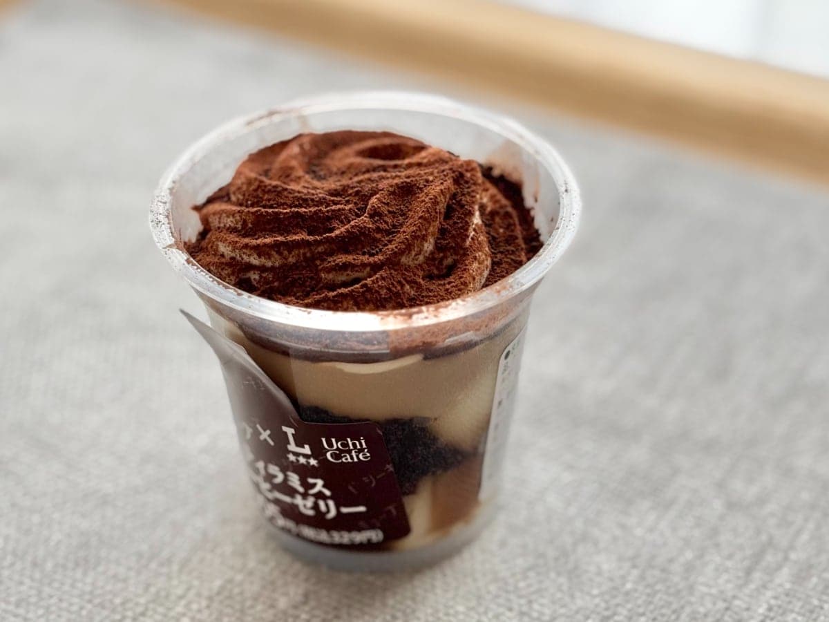 大人の味わい!ローソン「Uchi Café×シーキューブ ティラミスコーヒーゼリー」