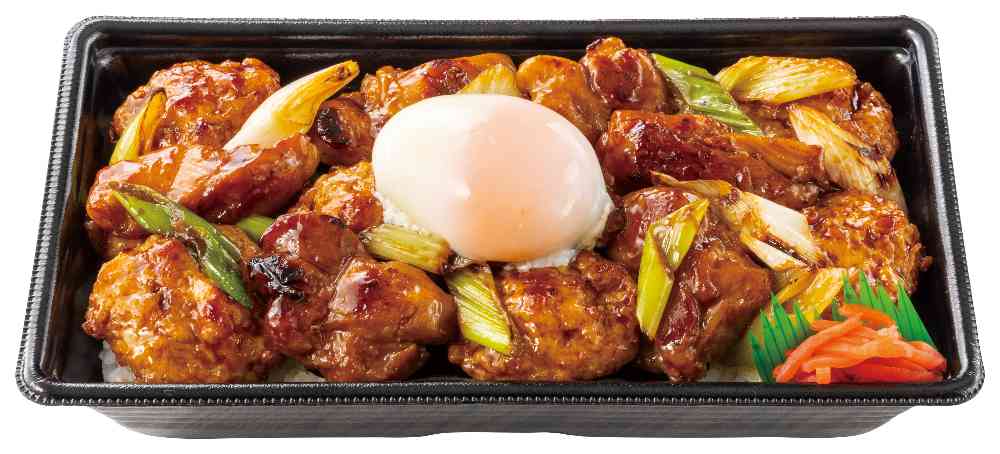 とろ～り絡まる 温玉付きW焼鳥つくね重(肉2倍)　1,120円（税込）