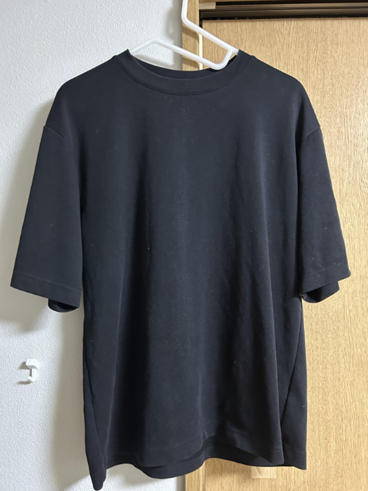 ユニクロの「エアリズムコットンオーバーサイズTシャツ/5分袖」