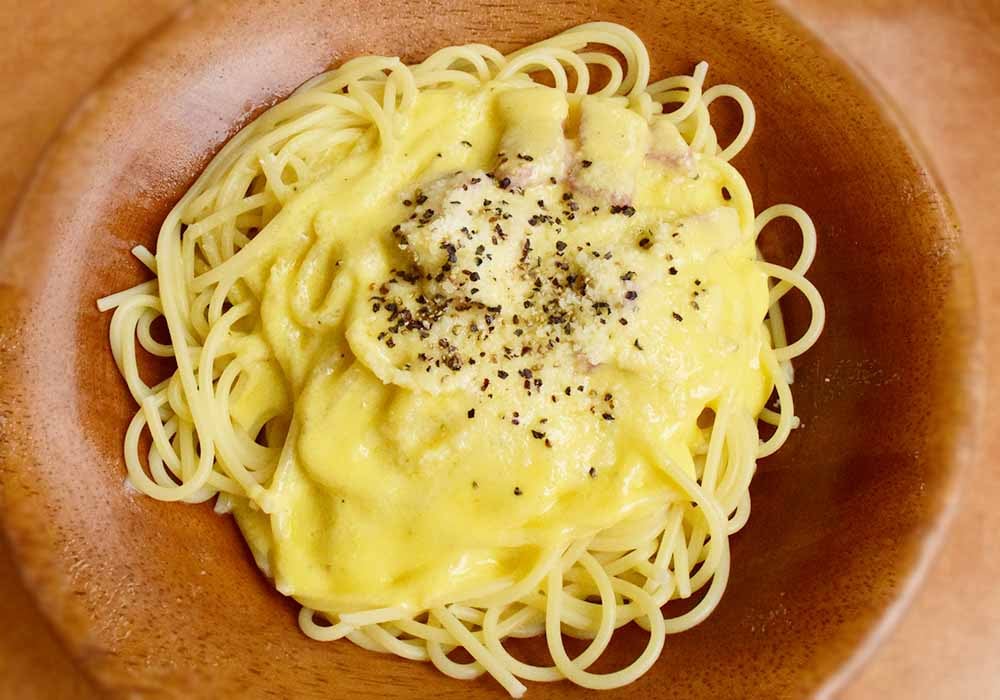 「カルボナーラ」が到着