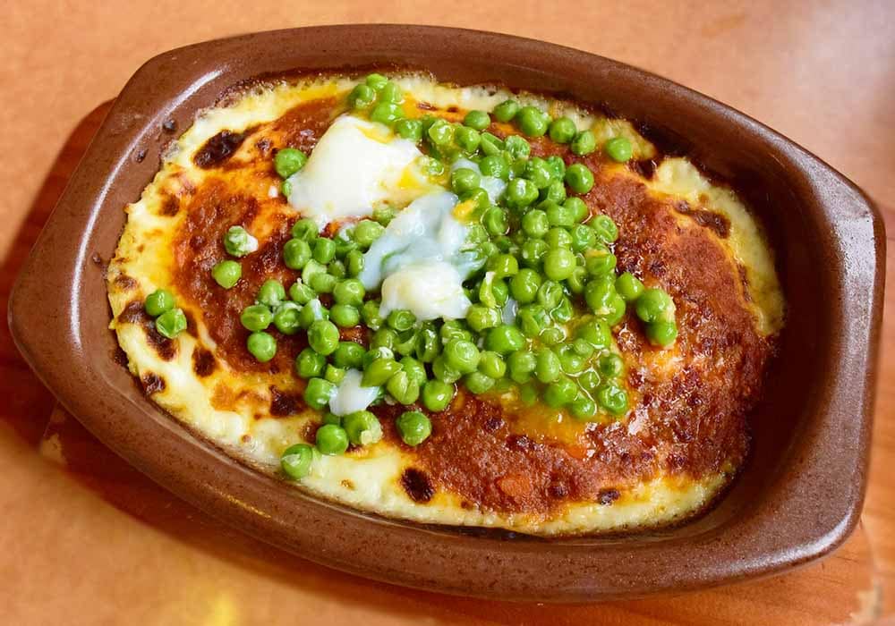 意外と相性が良い「ミラノ風ドリア」と「柔らか青豆の温サラダ」