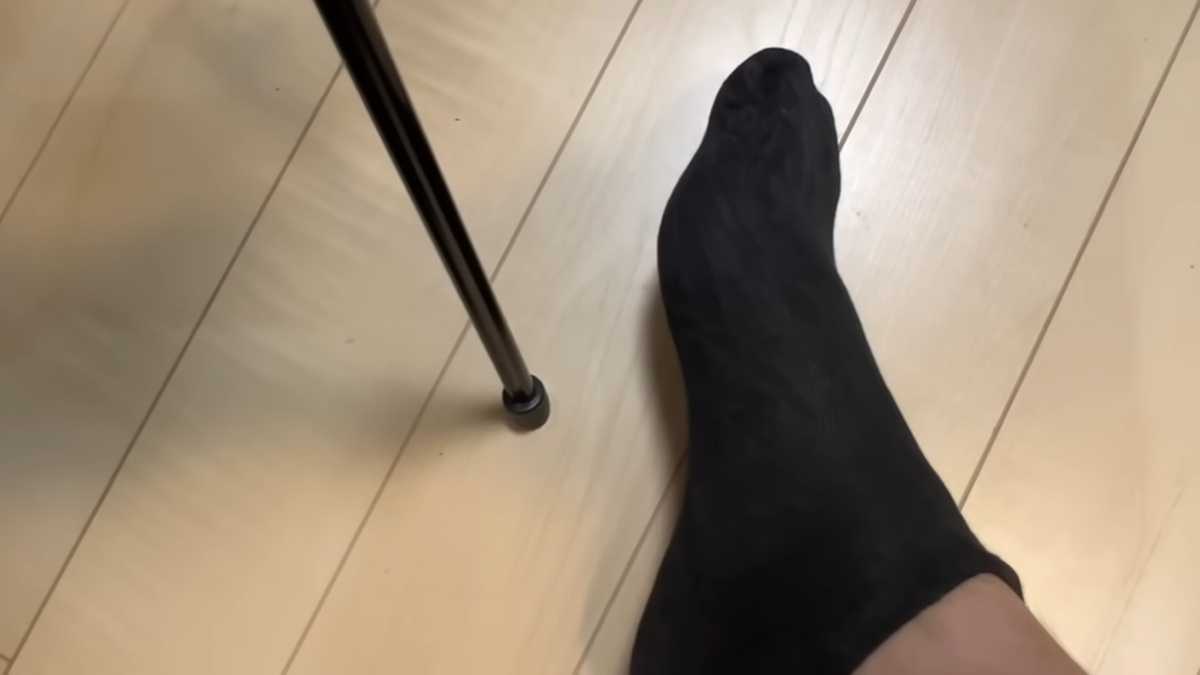 ダイソー「備蓄用圧縮ソックス」はしっかり使える