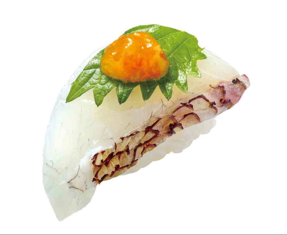 「活〆まだい ～うにの特製ジュレのせ～」