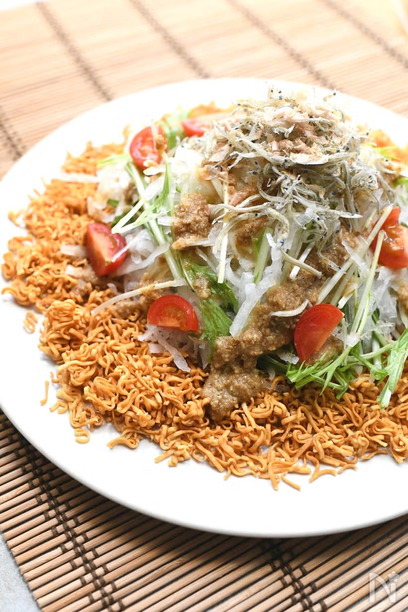 チキラーの旨味が味のポイント!「大根の和風胡麻ドレサラダ」