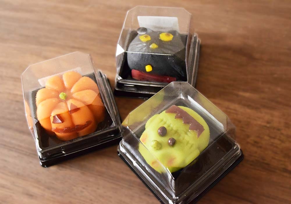 シャトレーゼ「創作和菓子ハロウィン3個入り」は見た目も楽しめる和菓子