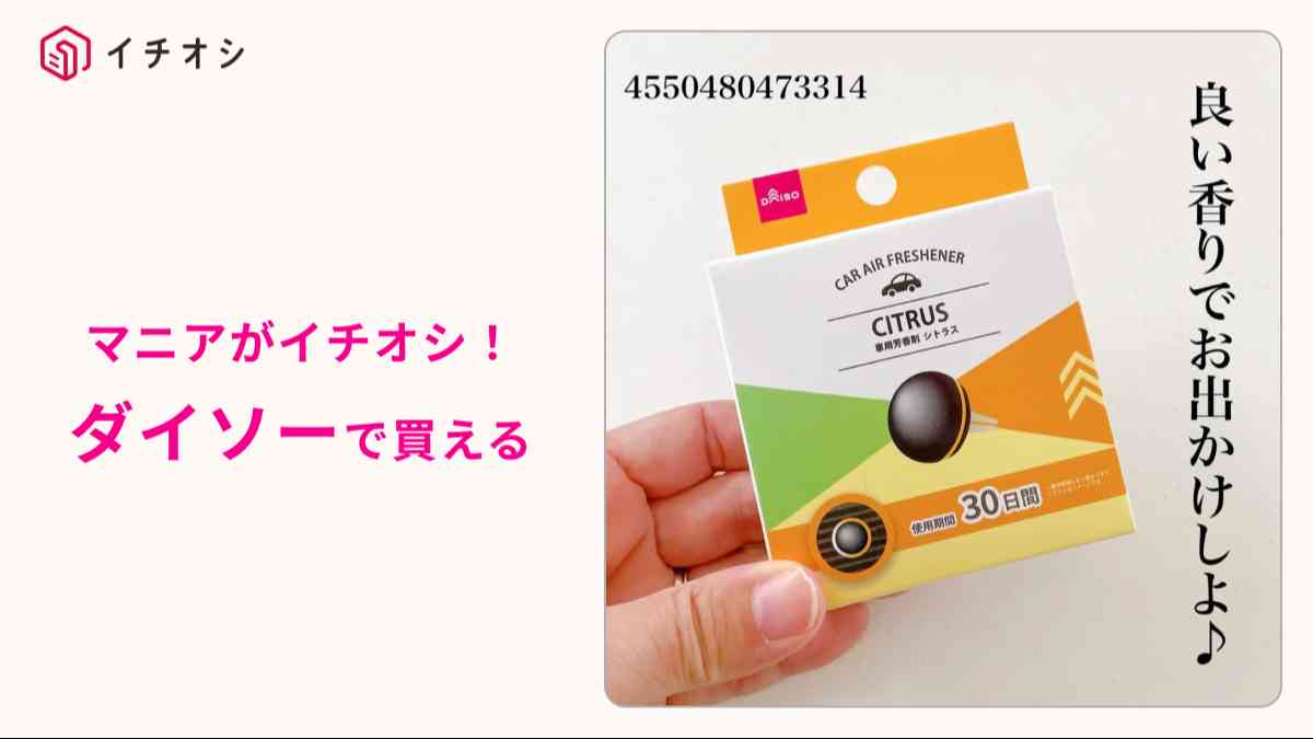 ダイソー┃車用芳香剤