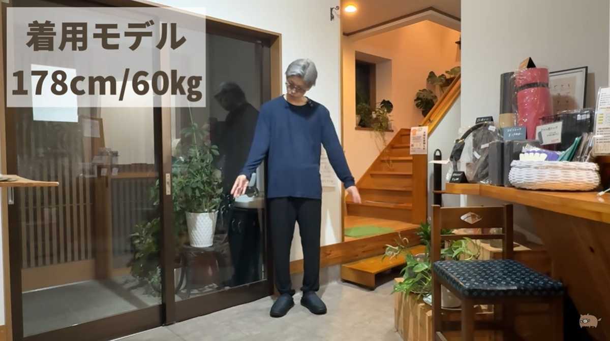 ワークマン「メディヒール(R)ルームパイルロングパンツ」は調整紐付き