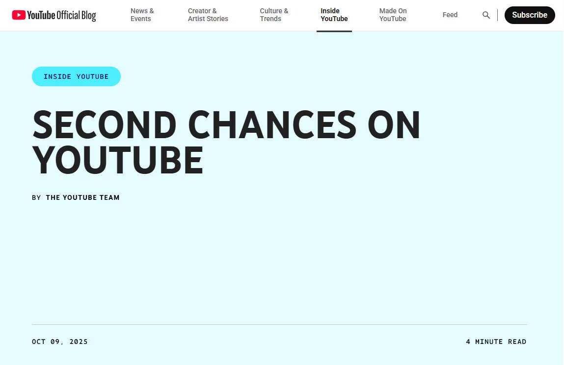 YouTube Official Blog