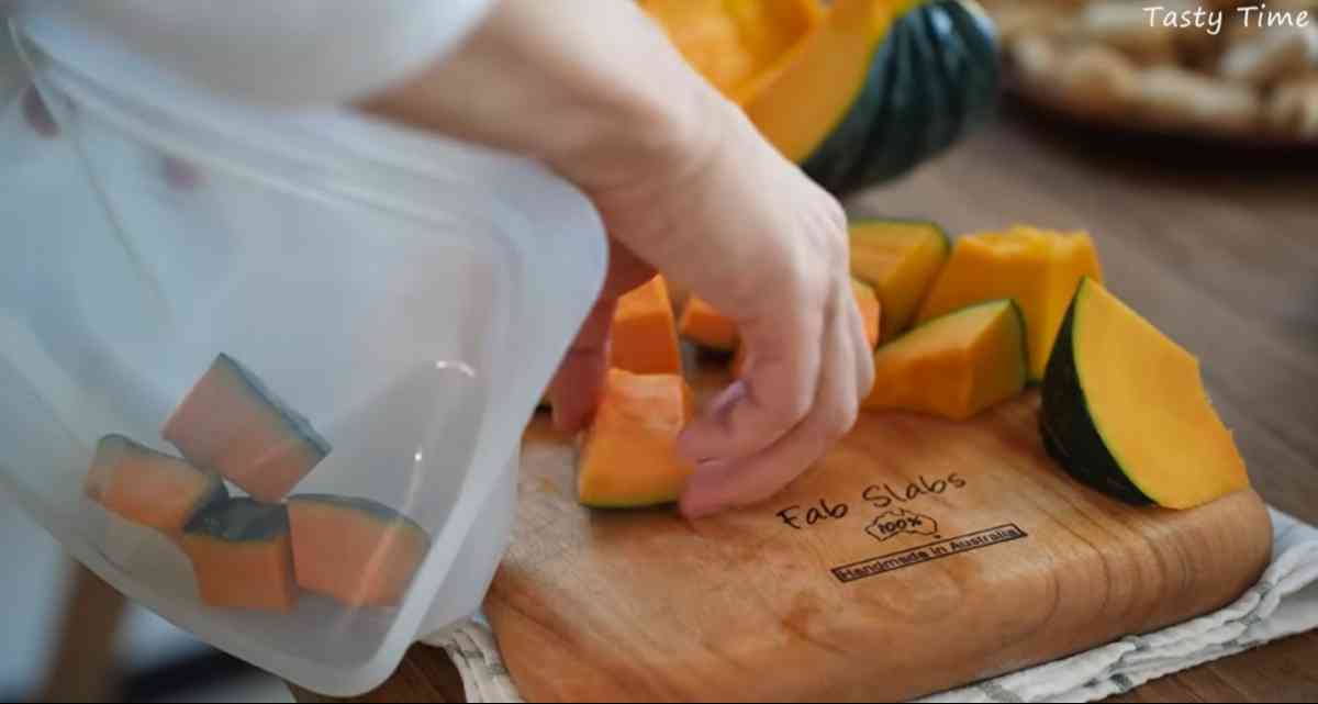 かぼちゃは冷凍でパパっと使いやすく！